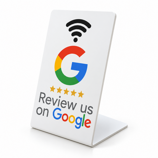 Google Review NFC tabletop stand
